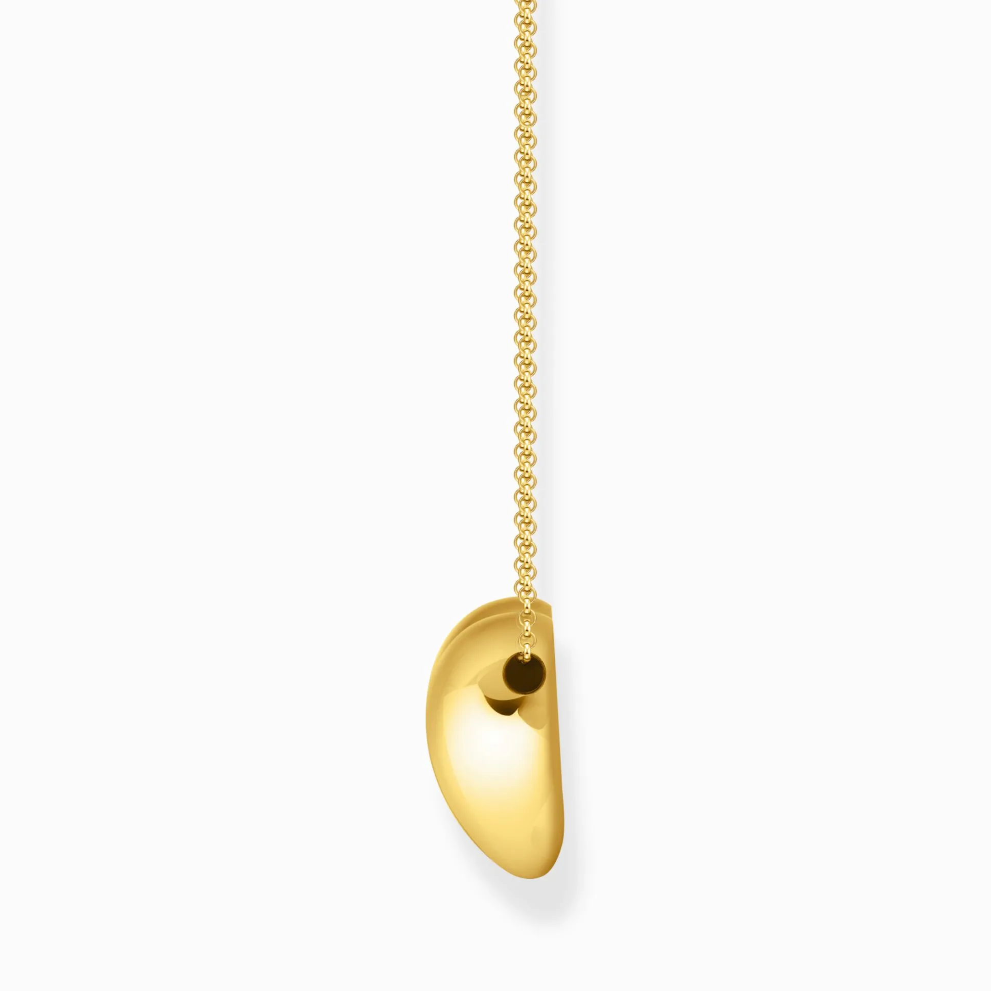 Cheap Kette mit Anhänger in Herzform vergoldet Damen Halsketten|18K Vergoldung - 925 Silber