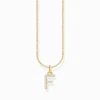 Hot Kette mit Buchstaben-Anhänger F vergoldet Damen Halsketten|18K Vergoldung - 925 Silber