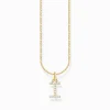 Clearance Kette mit Buchstaben-Anhänger I vergoldet Damen Halsketten|18K Vergoldung - 925 Silber