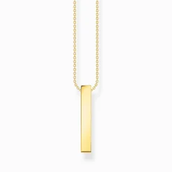 Fashion Kette mit bunten Steinen vergoldet Damen Halsketten|18K Vergoldung - 925 Silber