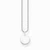 Outlet Kette mit Coin silber Damen Halsketten