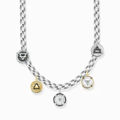 Hot Kette mit Coins Elements of Nature Silber Damen Halsketten|Halsketten
