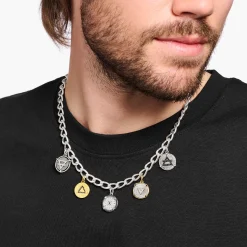 Hot Kette mit Coins Elements of Nature Silber Damen Halsketten|Halsketten