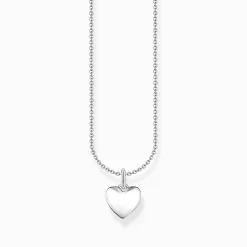 Cheap Kette mit Herz-Anhänger Silber Damen Halsketten|925 Silber