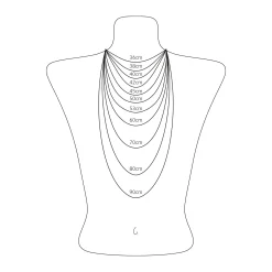 Flash Sale Kette mit weißem Kreuz-Anhänger vergoldet Damen Halsketten
