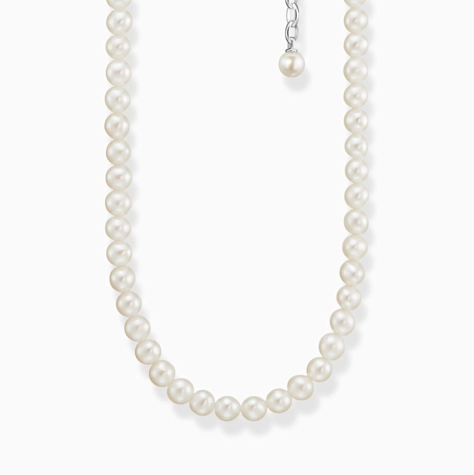 Clearance Kette Perlen silber Damen Halsketten