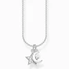 Discount Kette Stern und Mond Damen Halsketten