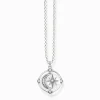 Sale Kette Stern und Mond silber Damen Halsketten