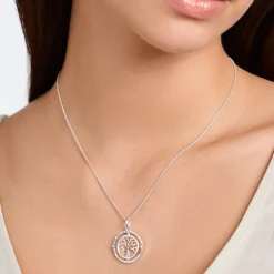 Cheap Kette Tree of Love silber Damen Halsketten