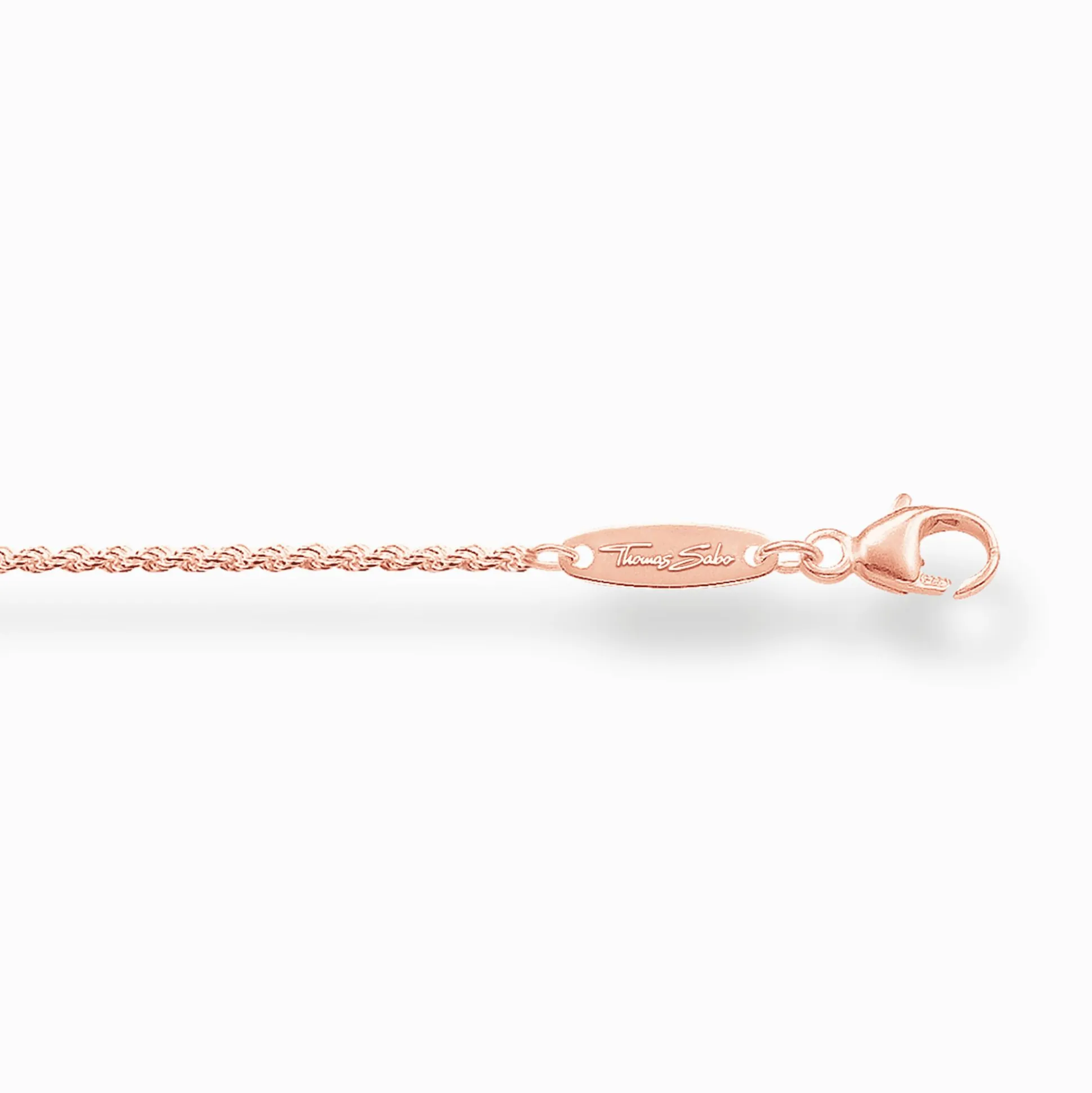 Sale Kordelkette Stärke 1,1 mm Damen 18K Rosé-Vergoldung - 925 Silber