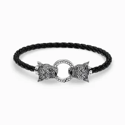 Shop Lederarmband Black Cat Damen Armbänder|Armbänder