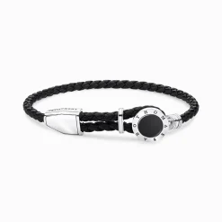 New Lederarmband Coin schwarz Damen Armbänder|Armbänder