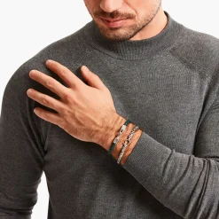 Flash Sale Lederarmband in Grün Silber Damen Armbänder|Armbänder