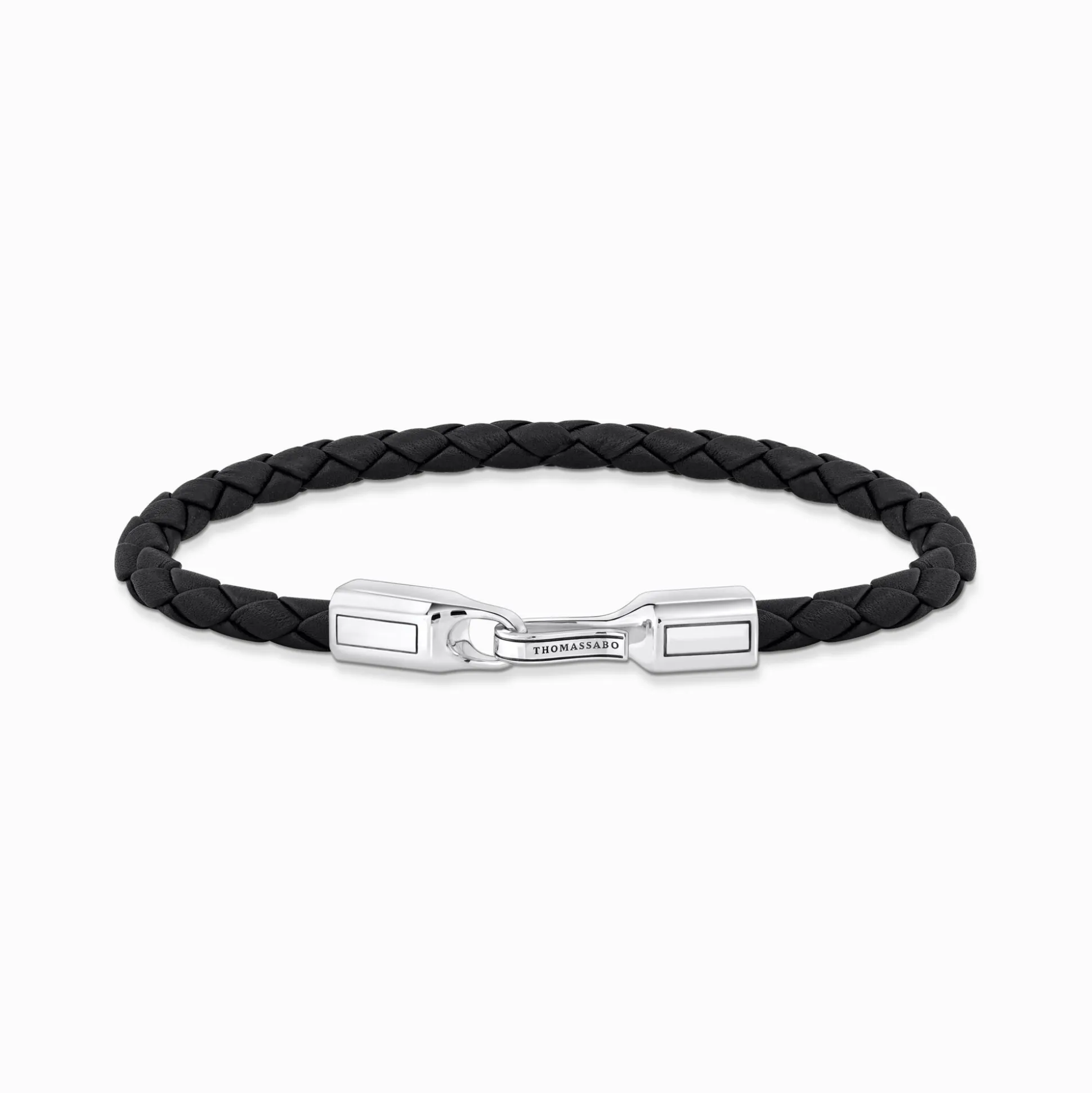 Fashion Lederarmband in Schwarz Silber Damen Armbänder|Armbänder