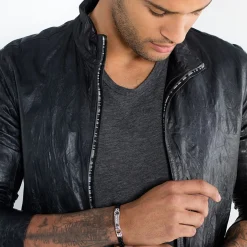 Shop Lederarmband schwarz Damen Armbänder|Armbänder