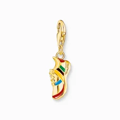 Best Member Charm-Anhänger bunter Sportschuh vergoldet Damen Charms|Charms