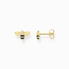 Clearance Ohrstecker Biene Damen Ohrstecker|18K Vergoldung - 925 Silber