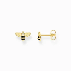 Clearance Ohrstecker Biene Damen Ohrstecker|18K Vergoldung - 925 Silber