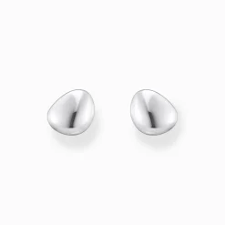 New Ohrstecker organisches Design Silber Damen Ohrstecker|925 Silber