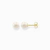Fashion Ohrstecker Perle gold Damen Ohrstecker|Ohrringe