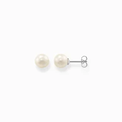 Clearance Perlenohrstecker groß Damen Ohrstecker|Ohrringe