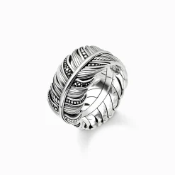 Online Ring Feder Pavé Damen Ringe|Ringe