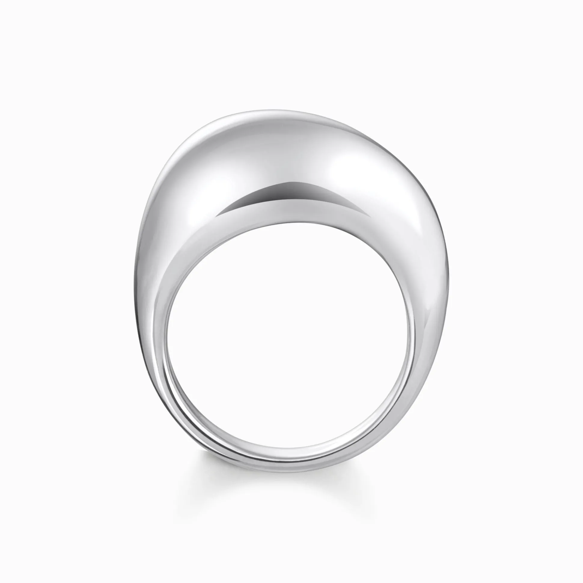 Discount Ring in organischer Tropfenform Silber Damen Ringe|925 Silber