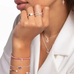 Fashion Ring Kugeln mit weißen Steinen silber Damen Ringe