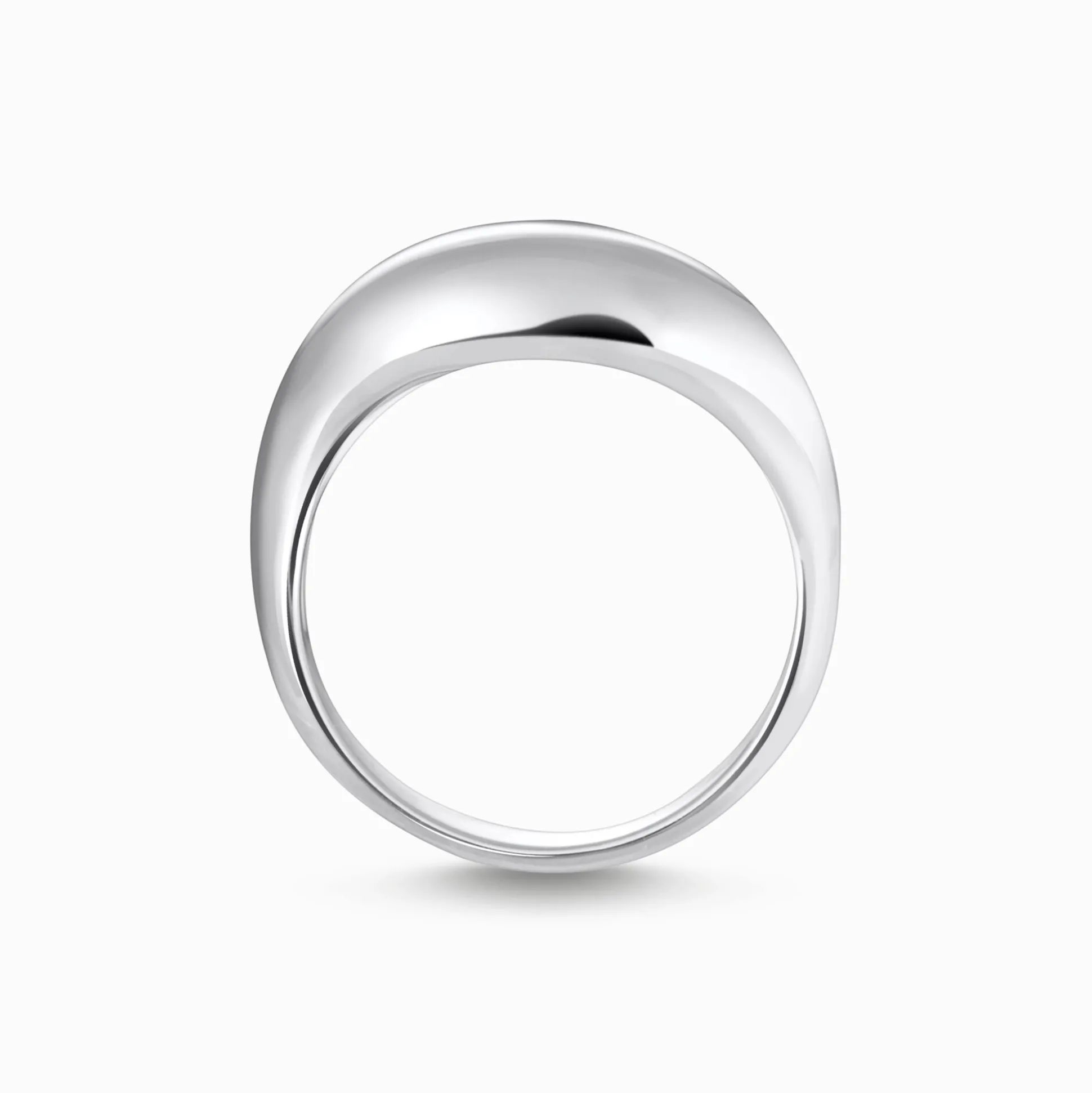 Online Ring mit geschwungener Form Silber Damen Ringe|925 Silber