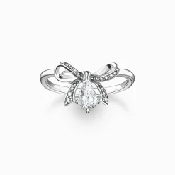 Outlet Ring mit Schleife Silber Damen Ringe|925 Silber