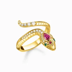 Sale Ring Schlange gold Damen Ringe