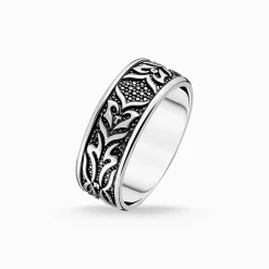 Clearance Ring Tiger Muster schwarz Damen Ringe|Ringe