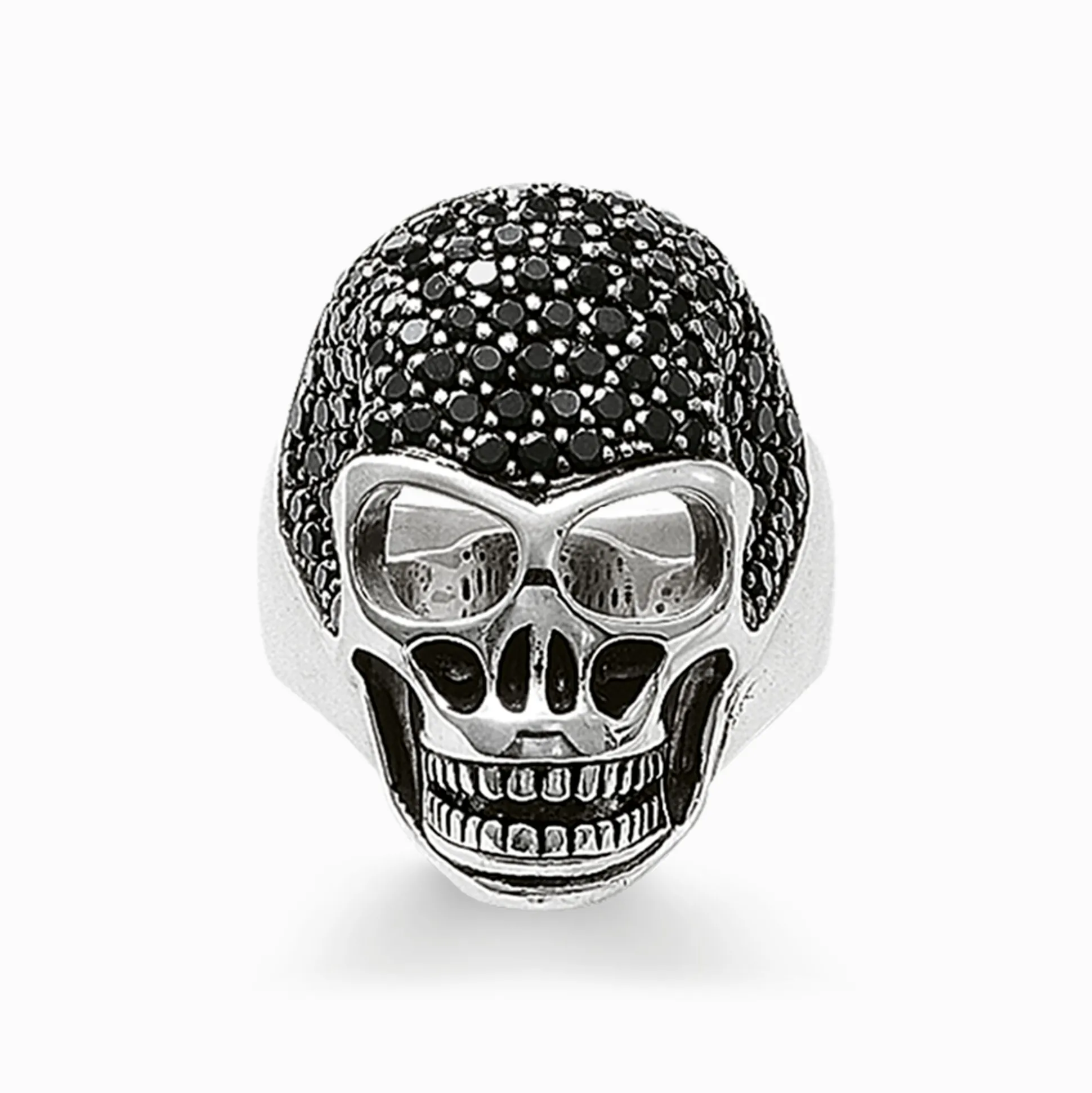 Discount Ring Totenkopf Pavé Damen Ringe|Ringe