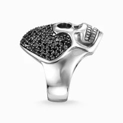 Discount Ring Totenkopf Pavé Damen Ringe|Ringe