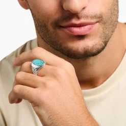 Discount Ring türkis Damen Ringe|Ringe