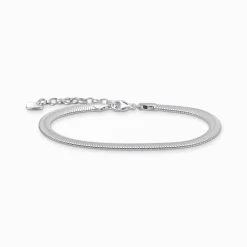 Best Sale Schlangenarmband lang Silber Damen Armbänder|925 Silber