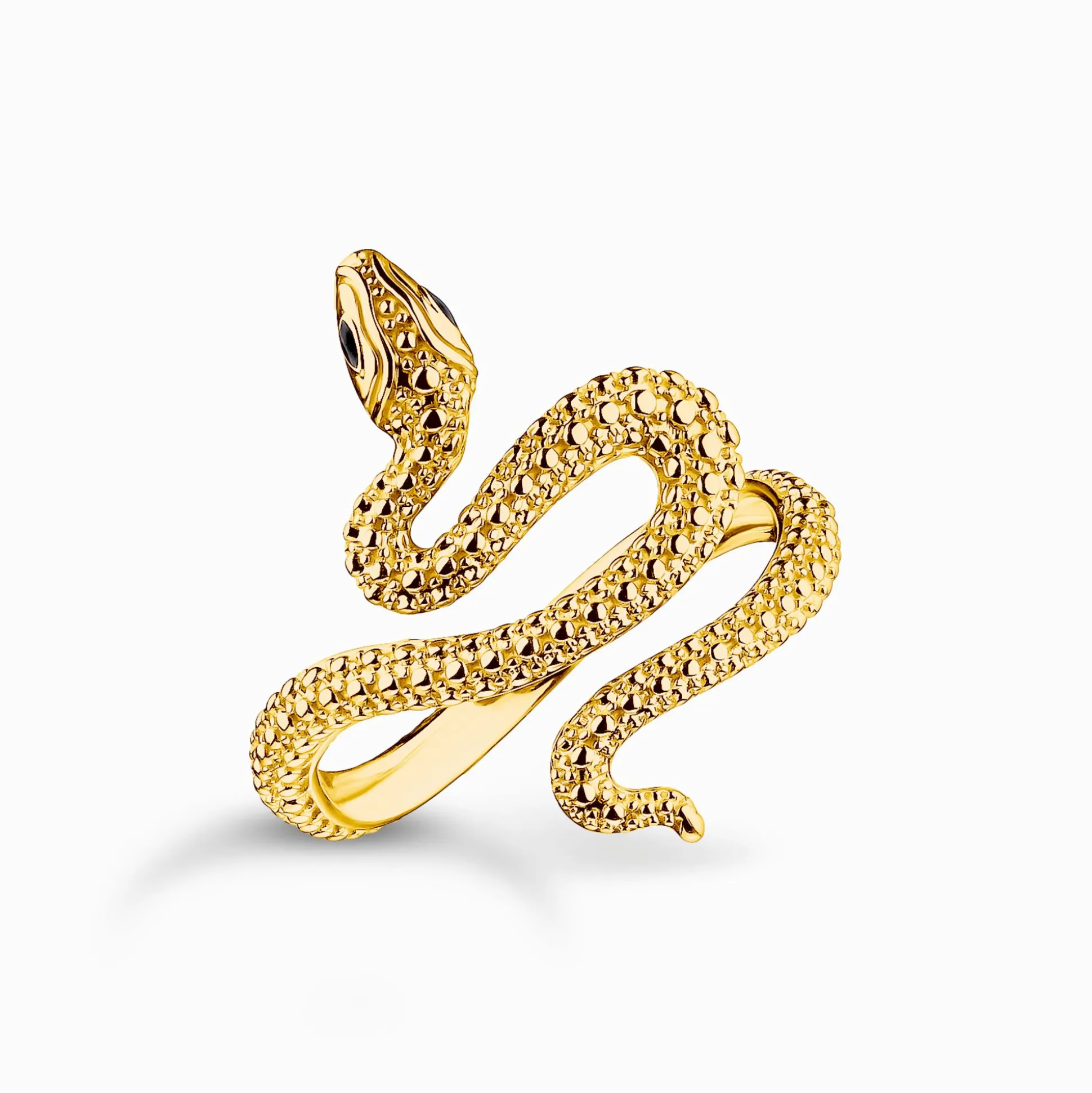 Discount Schlangen-Ring Tempting Romance vergoldet Damen Ringe|18K Vergoldung - 925 Silber