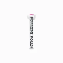 Best Solitärring mit rotem Stein in Herzschliff Silber Damen Ringe|925 Silber