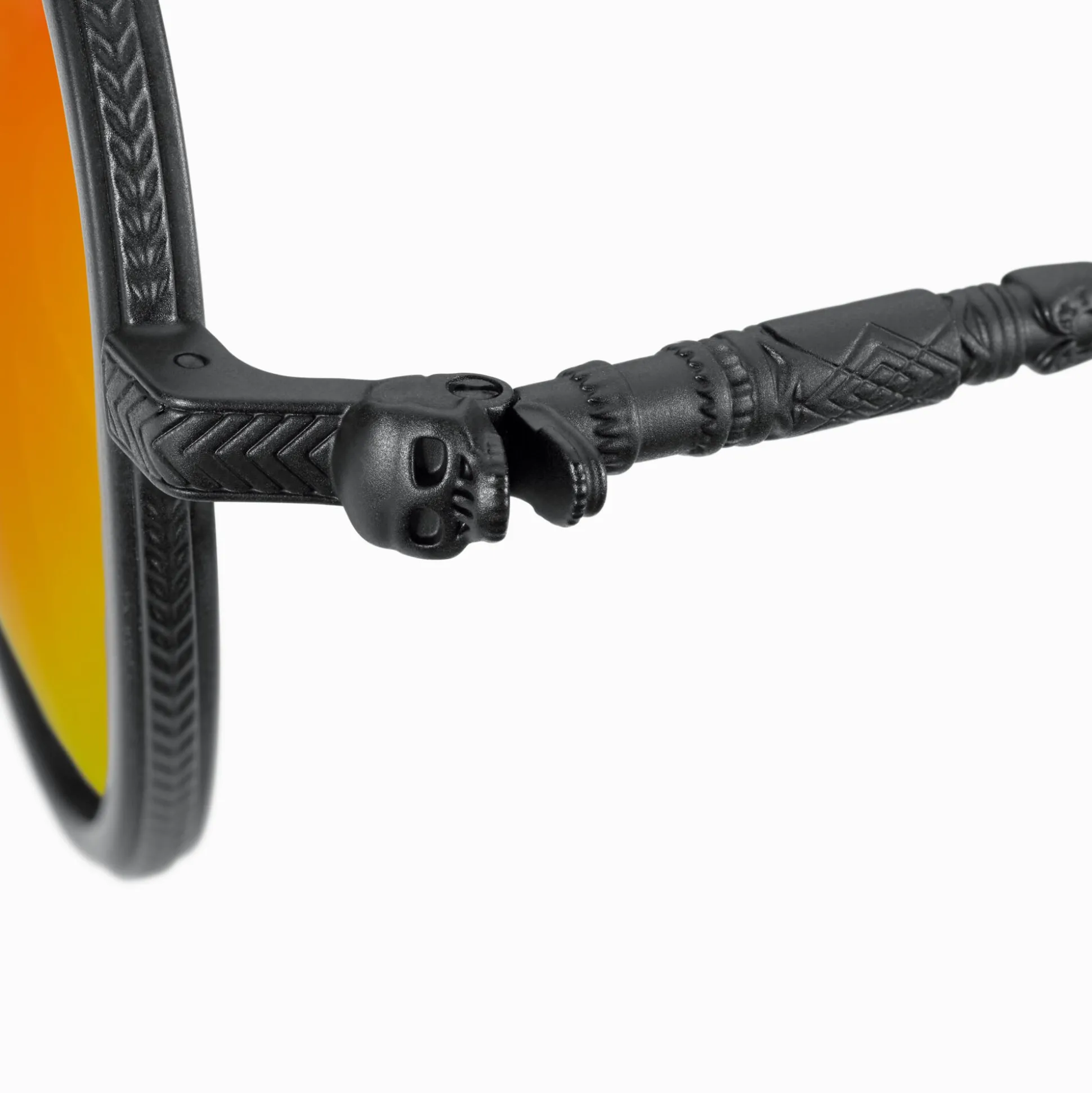 Best Sale Sonnenbrille HARRISON Pilotenform orange verspiegelt schwarz Damen Sonnenbrillen|Sonnenbrillen
