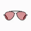 Best Sonnenbrille Harrison Pilot dunkelrot Damen Sonnenbrillen|Sonnenbrillen