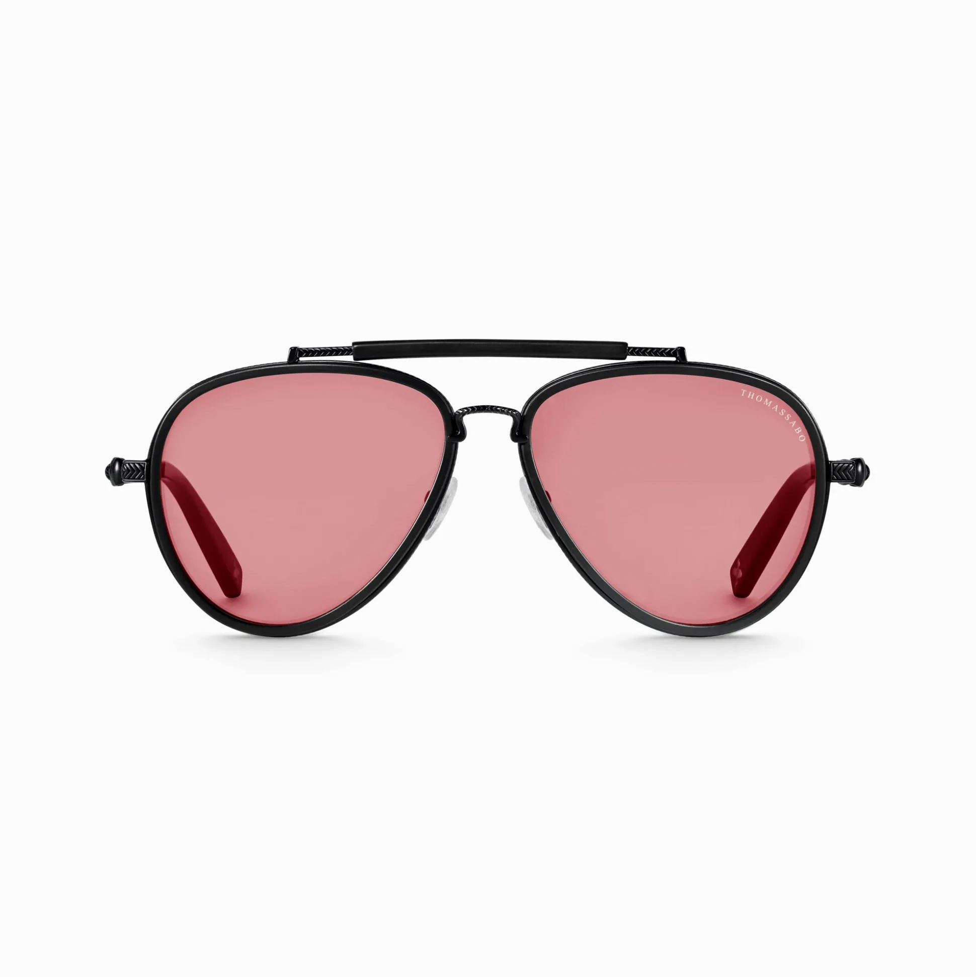 Best Sonnenbrille Harrison Pilot dunkelrot Damen Sonnenbrillen|Sonnenbrillen