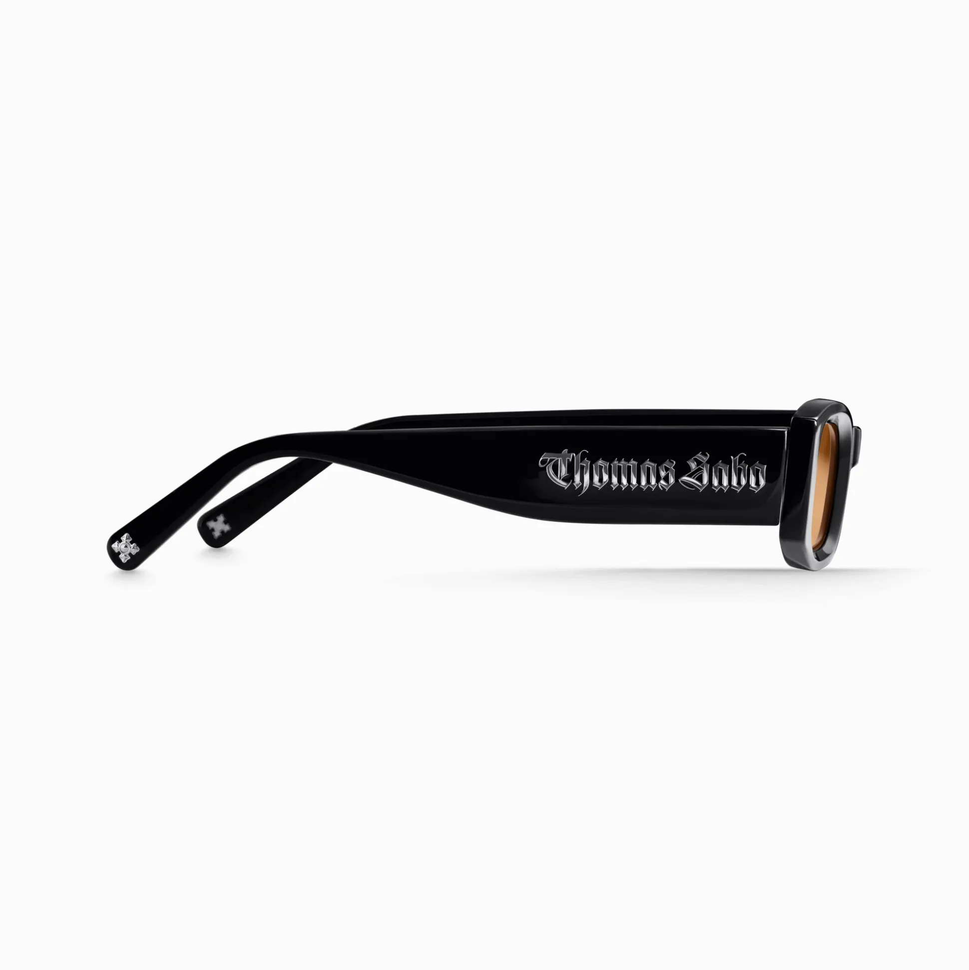 Clearance Sonnenbrille Kim schmal rechteckig orange Damen Sonnenbrillen|Sonnenbrillen