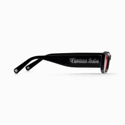 Clearance Sonnenbrille Kim schmal rechteckig dunkelrot Damen Sonnenbrillen|Sonnenbrillen