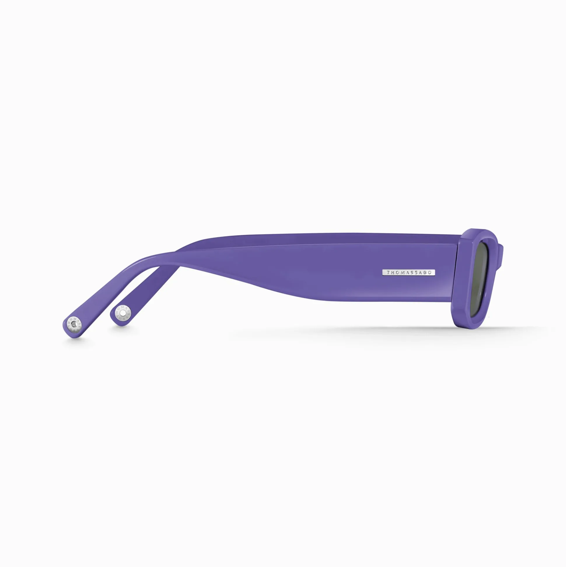 Hot Sonnenbrille Kim schmal rechteckig violett Damen Sonnenbrillen
