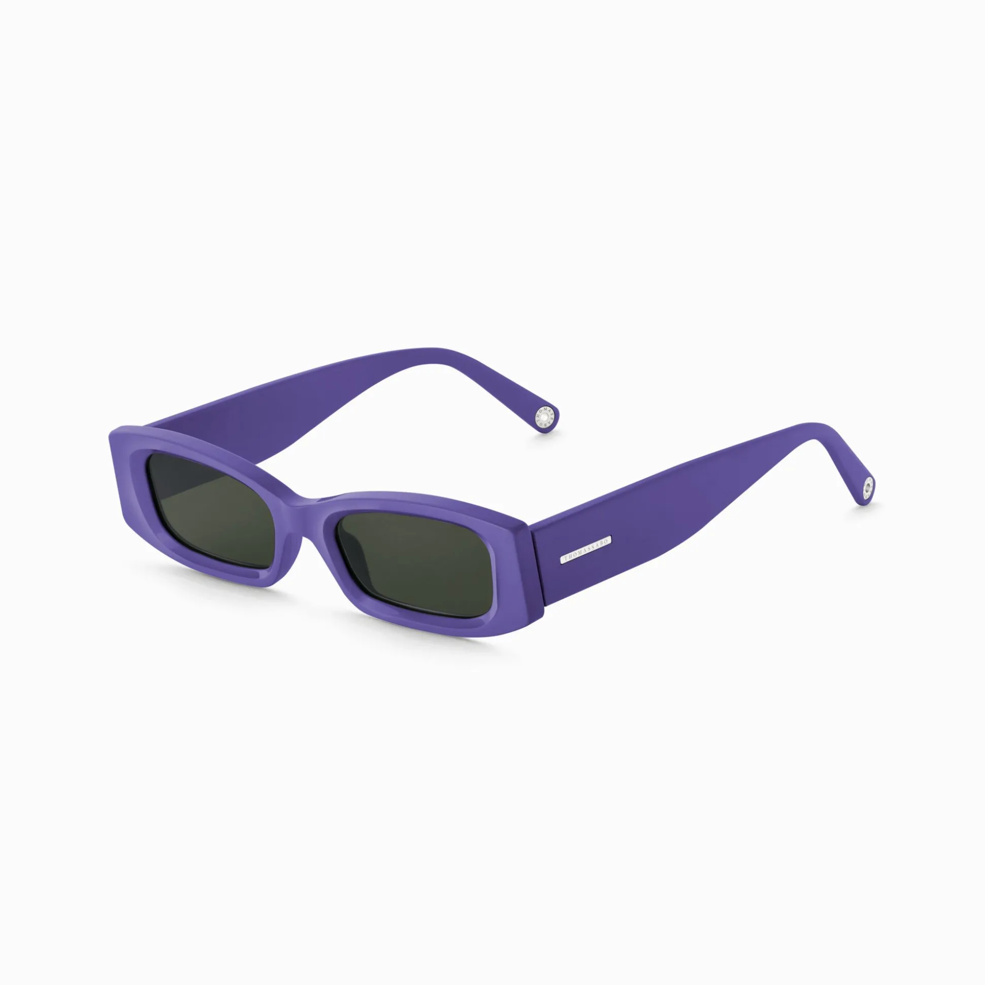 Hot Sonnenbrille Kim schmal rechteckig violett Damen Sonnenbrillen