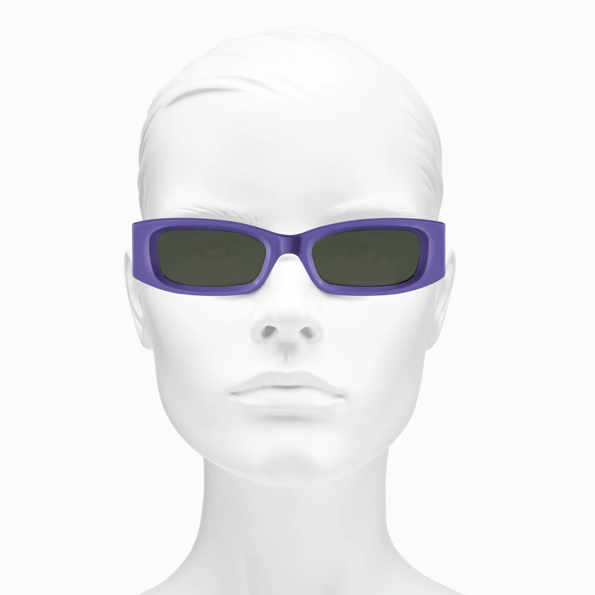 Hot Sonnenbrille Kim schmal rechteckig violett Damen Sonnenbrillen