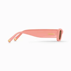 New Sonnenbrille Kim schmal rechteckig hellorange Damen Sonnenbrillen