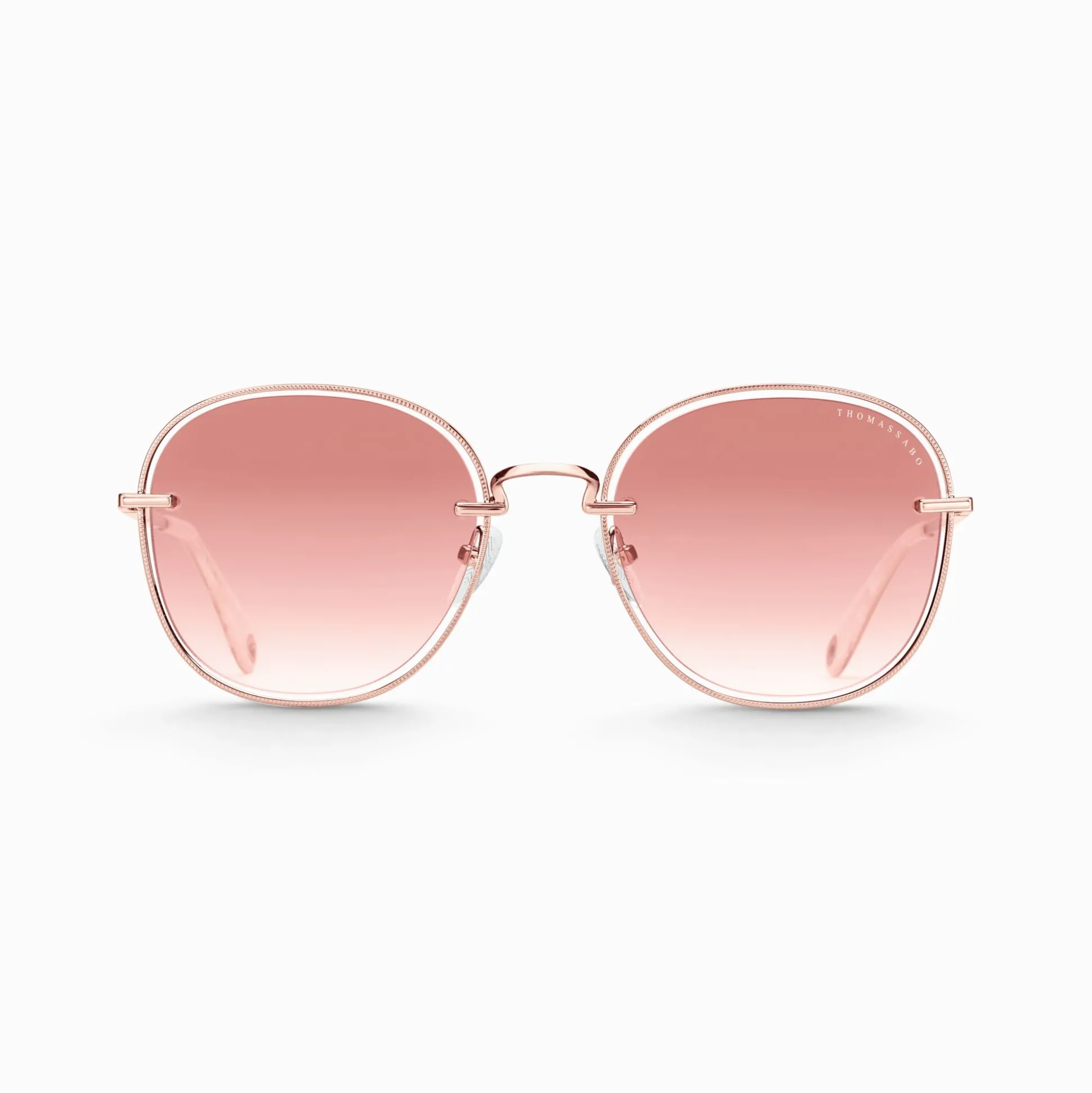 Hot Sonnenbrille Mia Quadratisch rosa Damen Sonnenbrillen