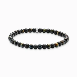 Shop Talisman-Armband mit Obsidian und Tigerauge Damen Armbänder|Armbänder