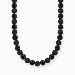 Online Talisman-Kette mit Obsidian Damen Halsketten|Halsketten